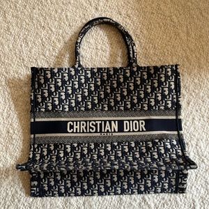 Dior Tote Bag. Barely used. Perfect condition. Only caveat is my name on it.